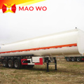 fuel transport stainless steel tanker trailer for sale